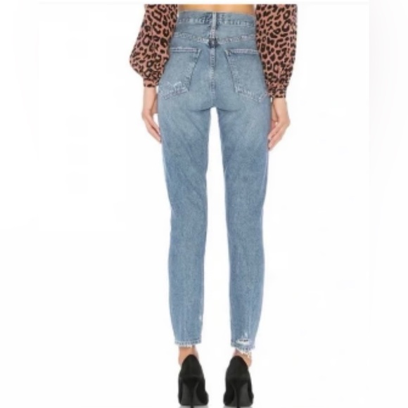 Agolde Feel Good High Waisted Button Fly Jeans Size 27 - Picture 2 of 15